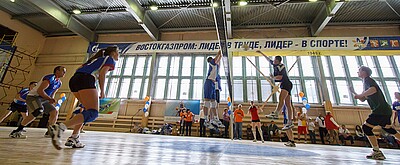Товарищеский матч по волейболу между сотрудниками группы ОАО Востокгазпром, Спортивный праздник, май 2013