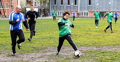 Товарищеский матч по футболу между сотрудниками группы ОАО Востокгазпром, Спортивный праздник, май 2013