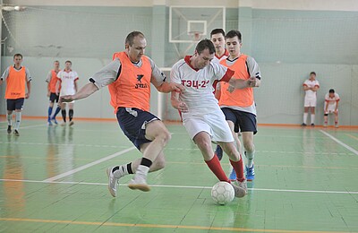 Сборная ОАО «Мосэнерго» на соревнованиях по мини-футболу