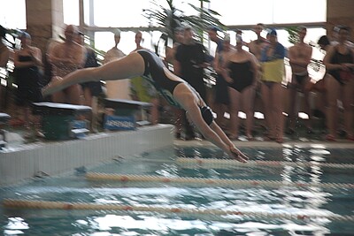 Сборная ОАО «Мосэнерго» на соревнованиях по плаванию