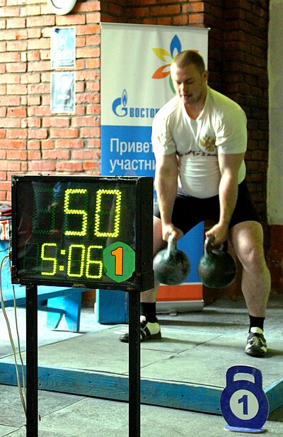 Соревнования по гиревому спорту, Спортивный праздник ОАО Востокгазпром, май 2013