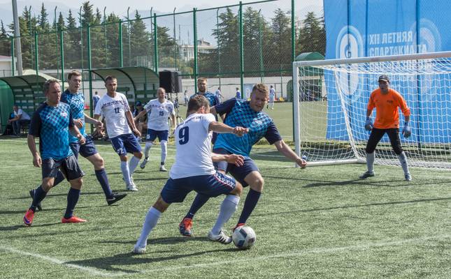 Футболисты Gazprom International на Летней Спартакиаде 2017 г.
