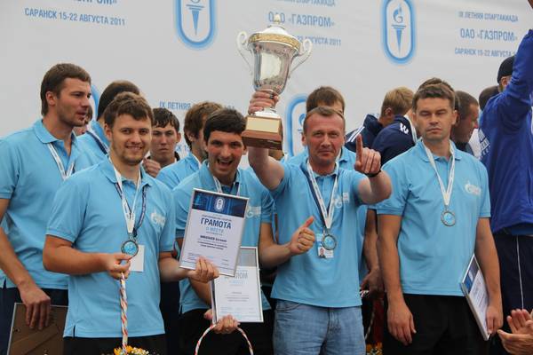 Спартакиада 2011 г.Саранск, мужская сборная по волейболу
