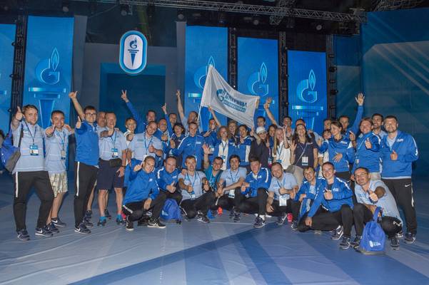 Сборная Gazprom International на Летней Спартакиаде 2017 г.