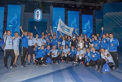 Сборная Gazprom International на Летней Спартакиаде 2017 г.