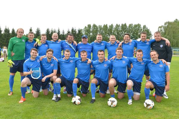 Фото футбольной команды Gazprom International, победителей Gazprom Germania Cup 2016